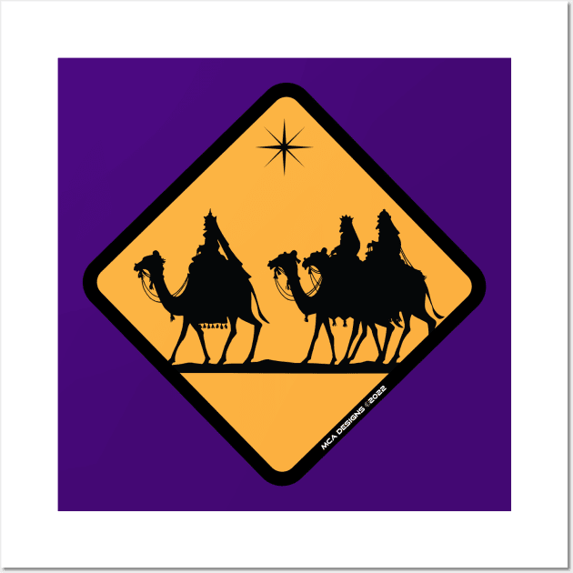 Three Kings Crossing Wall Art by MikeCottoArt